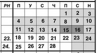 Календар Образовно-васпитног рада за школску 2022/2023. годину - табеларни преглед